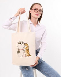 Zoozie Bags 1102 Bolso de Mano de Algodón 100% Color Crema